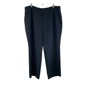 Tahari Women's Trouser Dress Pants Black Plus Size 22W Career Office